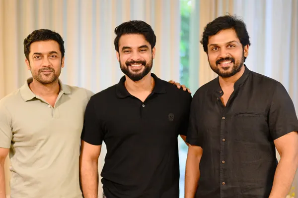tovino thomas meet suriya karthi 