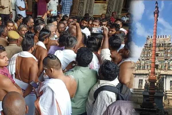 Dikshitars against erecting flagpole in Chidambaram temple despite giving approval letter