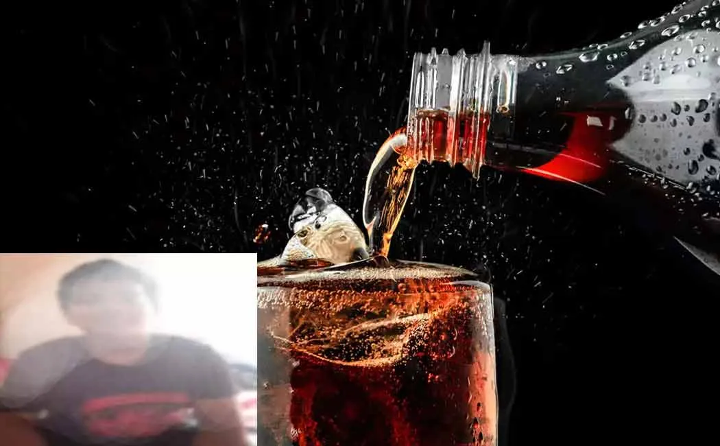An acidic soft drink for a sixth-grader; Fellow student absconding