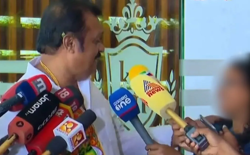 suresh gopi women journalist issue 