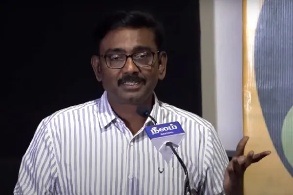 vasantha balan said sorry for his veyil movie antagonist as pig farmer