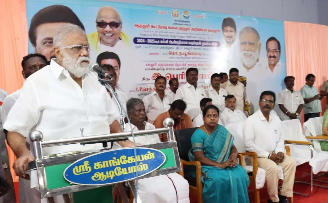 Progress of students is the progress of Tamil Nadu says  Minister I. Periyasamy