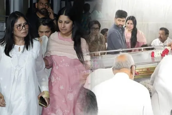 Sangeeta Vijay personally paid tribute to Murasoli Selvam