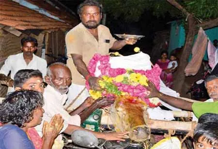 Villagers in the tragedy