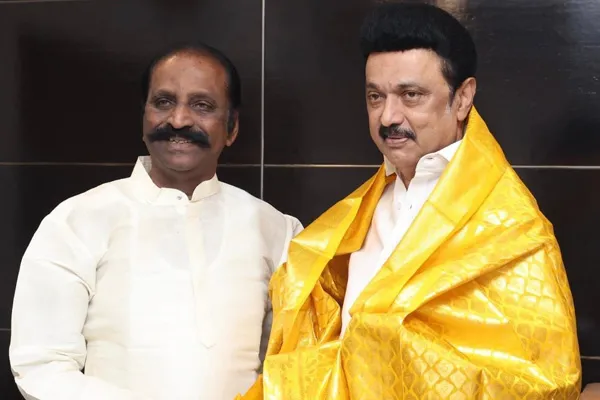 vairamuthu wishes mk stalin for lok sabha election victory