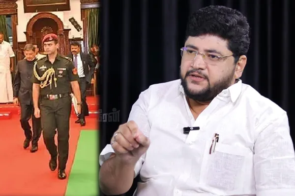 S.R.S. Ibrahim spoke about the Governor's walkout in the Legislative Assembly meeting