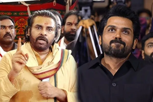 karthi apology to pawan kalyan regards his tirupati laddu issue comment