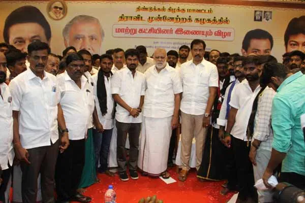 5k members alternative parties joined DMK presence Minister I. Periyasamy 