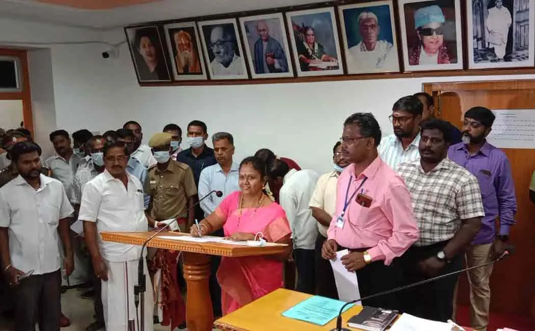 trichy council members take oath