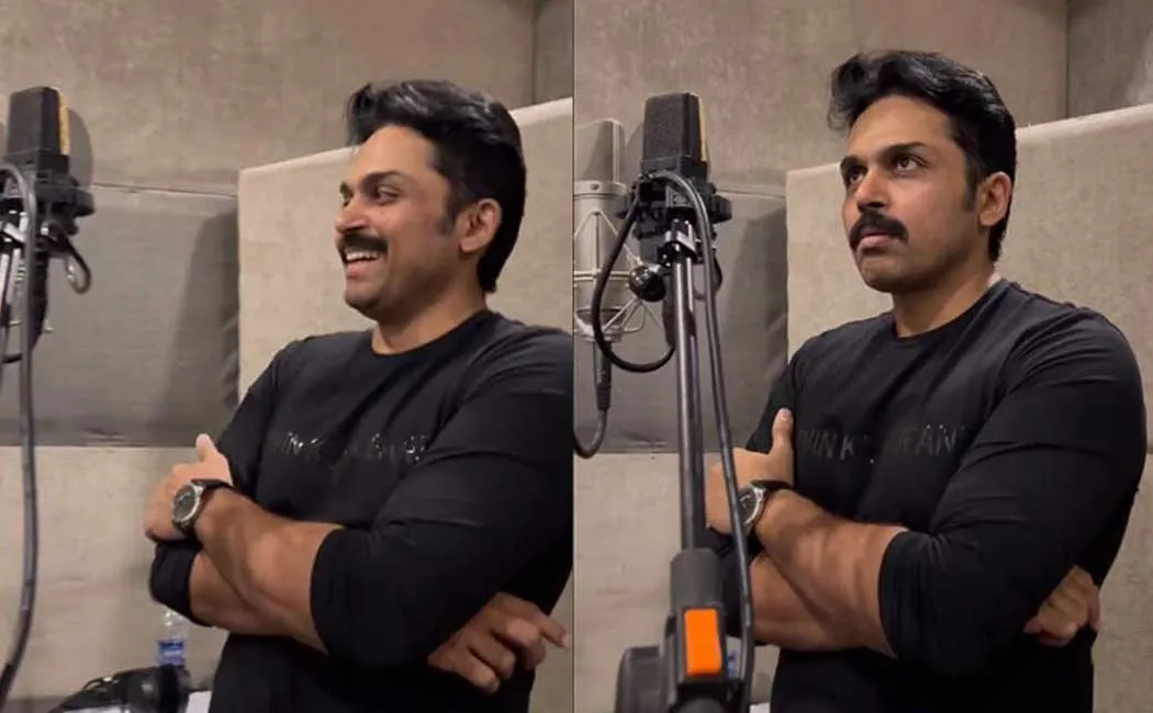 karthi like kamal - sardar movie dubbing starts 
