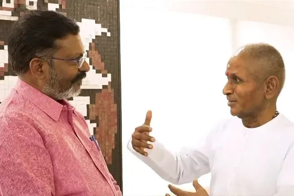 thirumavalavan meets ilaiyaraaja 