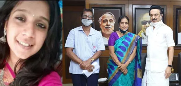 subhashree parents - mkstalin meeting - velacher admk Banner issue - 