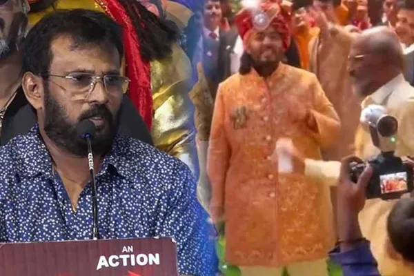 perarasu about rajini ambani wedding dance controversey