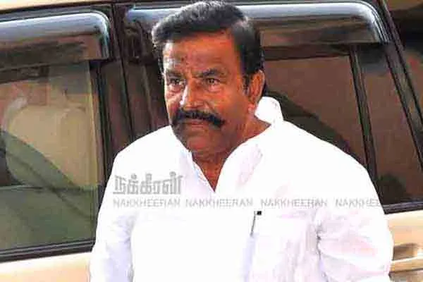 Minister K. N. Nehru who severely criticized Edappadi Palaniswami