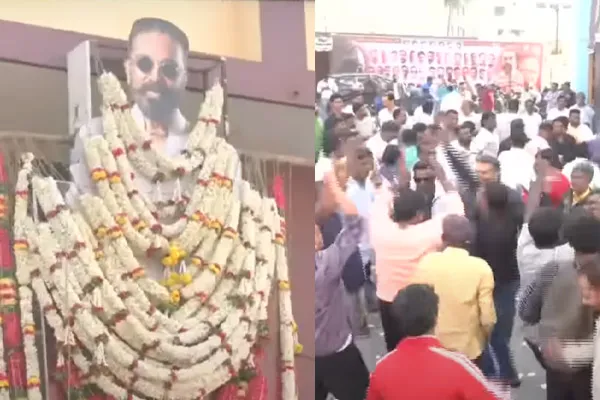 karnataka kamal fans came to watch thug life