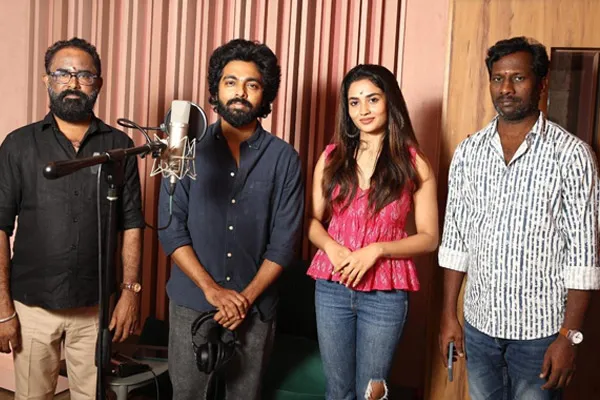 gv prakash in dubbing for blackmail movie
