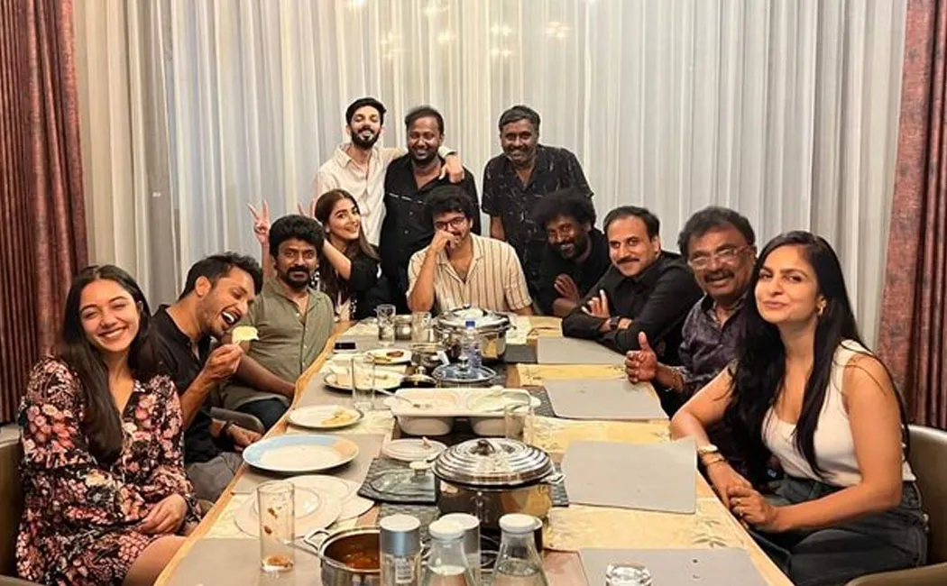 Beast success party vijay house