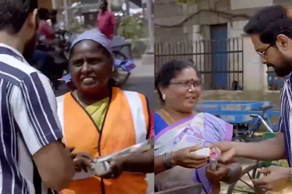 aari arjunan gift to 10 working womens 