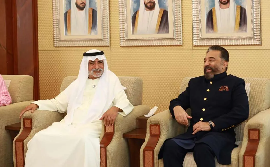Kamal Haasan meets UAE Minister