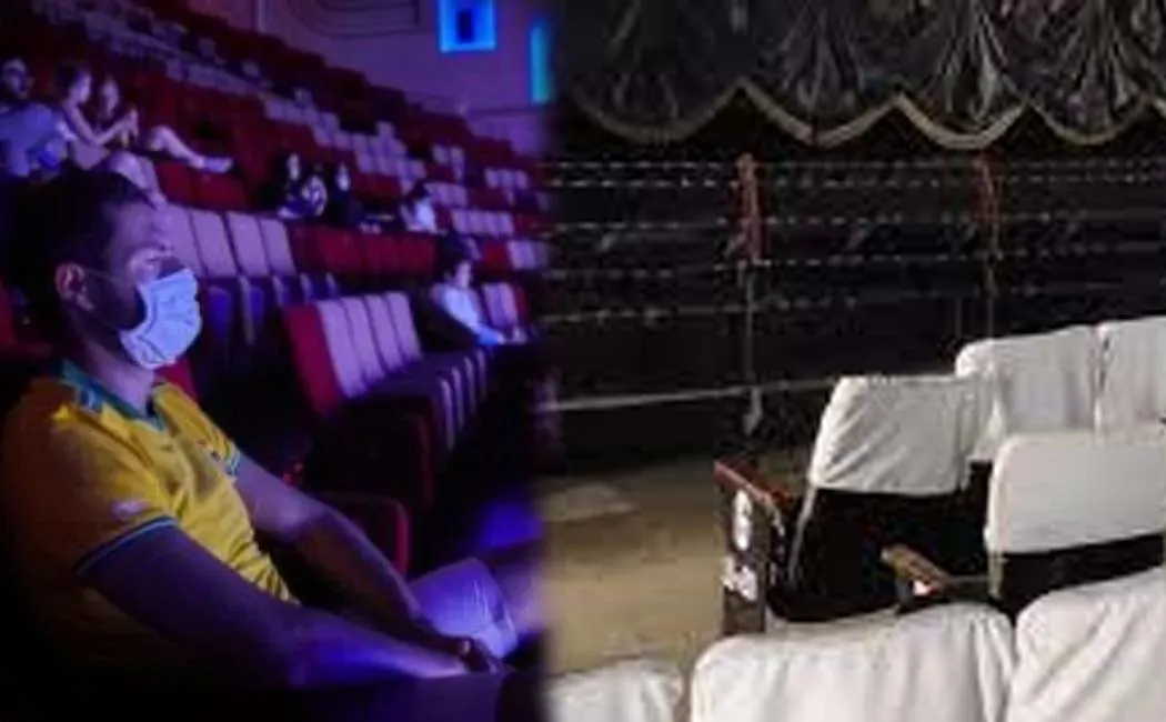  rrr movie release theatre puts up barbed wires, fences front screen
