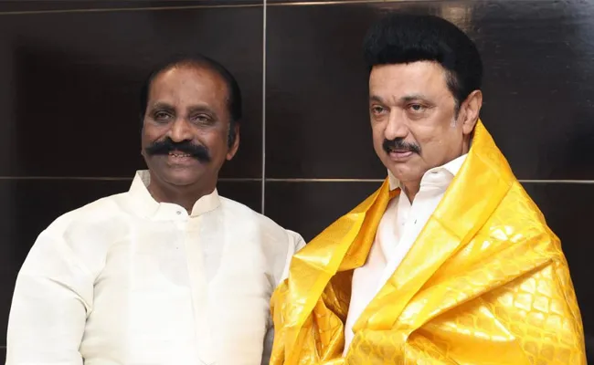 vairamuthu invited cm stalin for his book released function