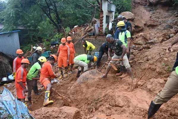 What is govt going do about the ongoing landslide Tiruvannamalai 