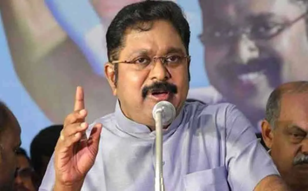 TTV Dhinakaran condemned for witnessing law and order disruption in Tamil Nadu