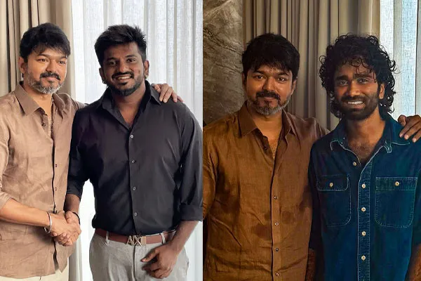 vijay meet dragon team and wishes him on success