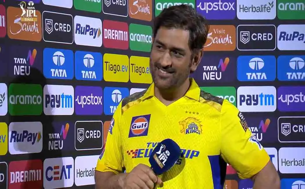 What did Dhoni say after the match?