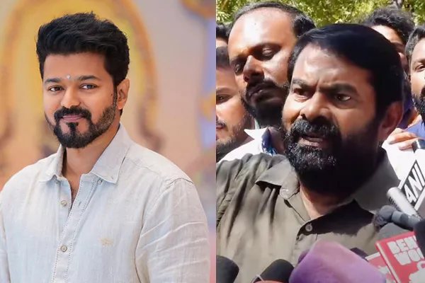 seeman about alliance with vijay political party tvk 