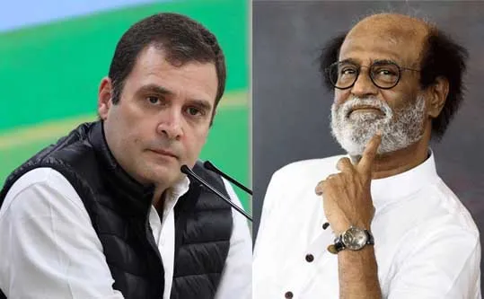 rahul gandhi rajini