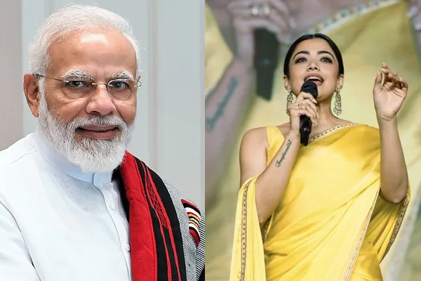 rashmika about pm modi