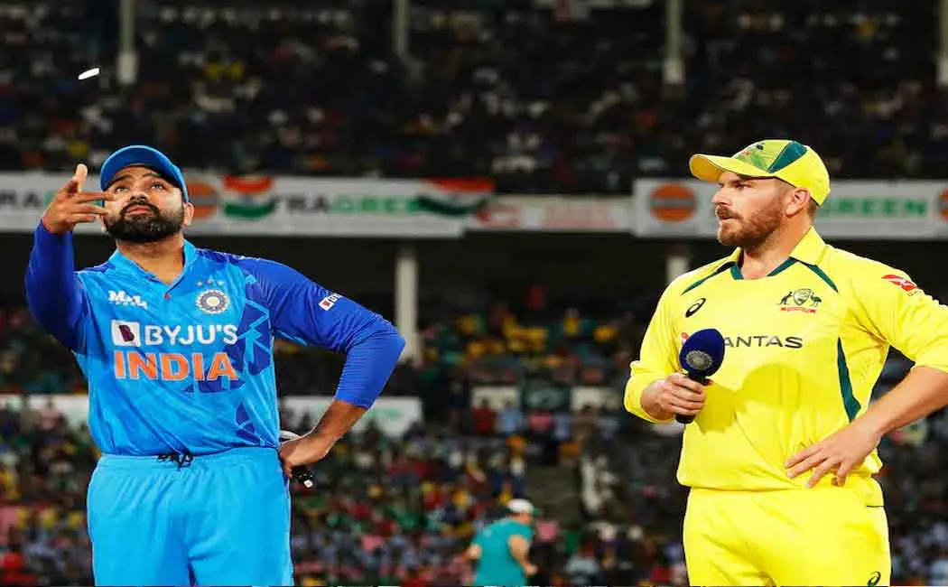 First practice match against Australia; Indian team won by three