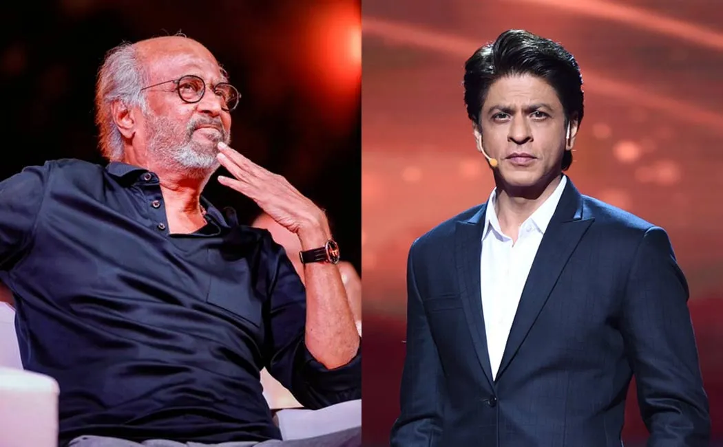 rajinikanth shahrukh khan meet in chennai 