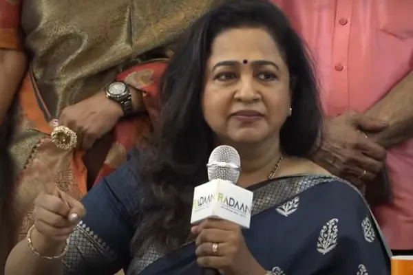 radhika sarathkumar about hema committee and caravan camera issue
