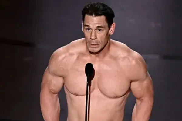 oscar 2024 john cena comes stage on without dress