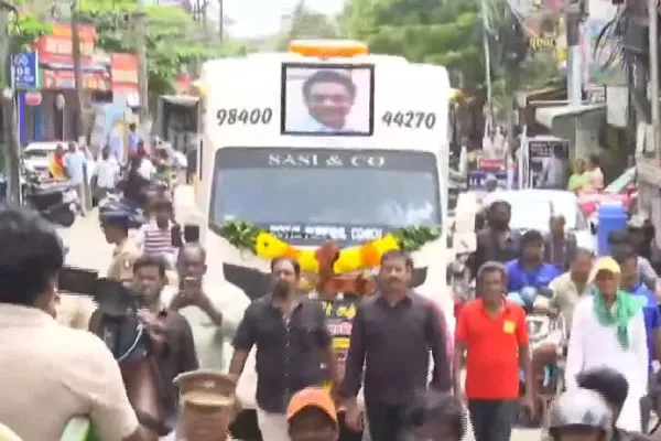 rajesh Funeral procession