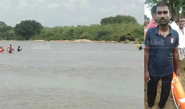 Boat overflowing the river