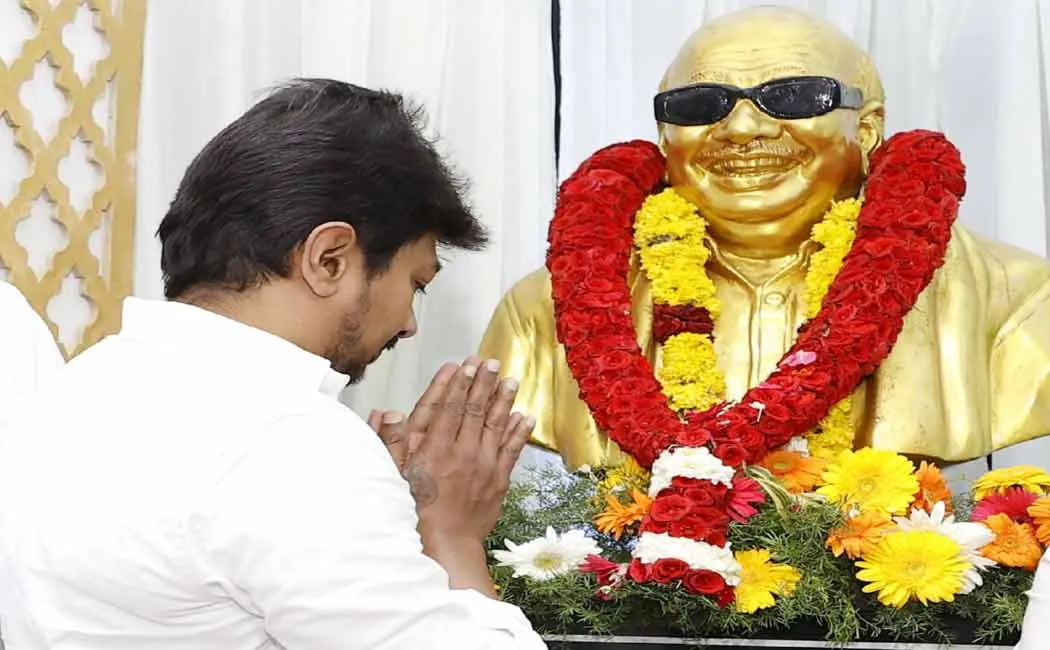 Udayanidhi at Artist's Residence; Proud to remember the arrest!