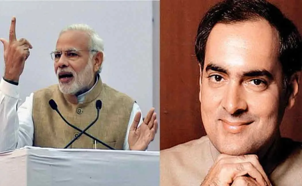 “Congress is a party with 85% commission; Admitted Rajiv Gandhi