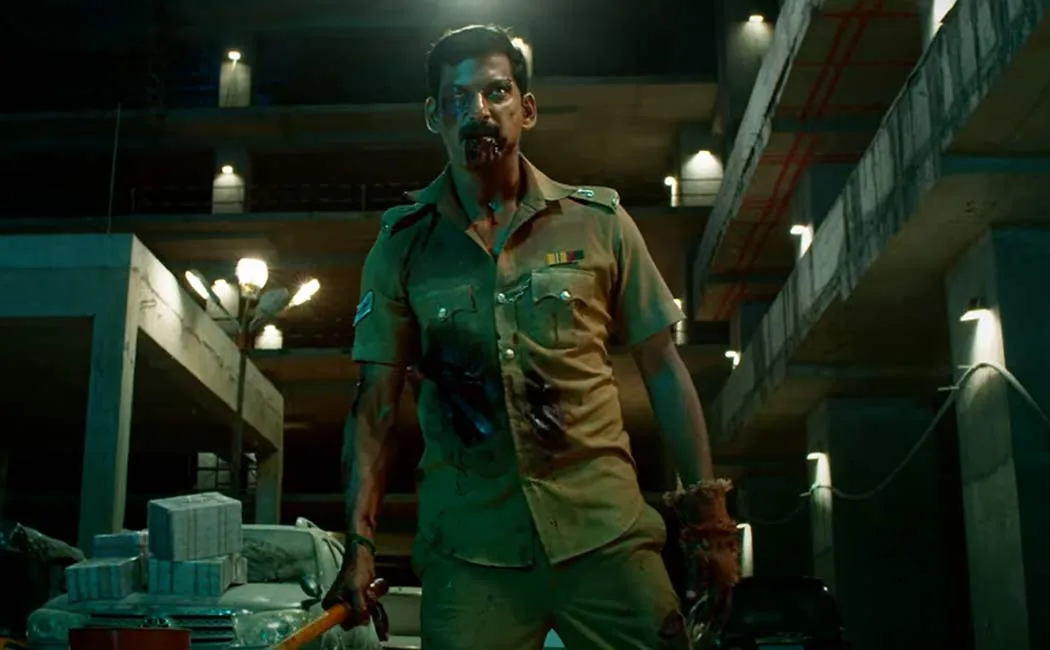 vishal 'Laththi' movie teaser trending in you tube