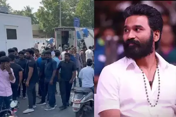 dhanush 51 shooting spot tirupati issue 