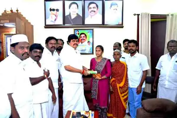 Rajendra Balaji extended a helping hand people