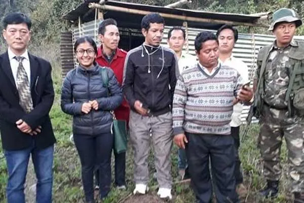 polling booth set up for a single voter in Arunachal Pradesh