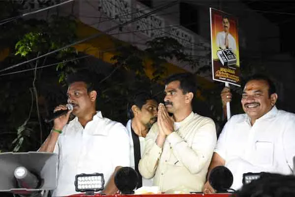 Durai Vaiko is actively campaigning in Trichy