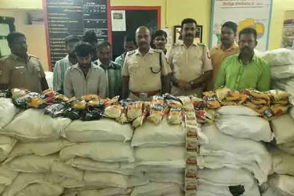 Police seized 1.5 tons of illegal products in raid