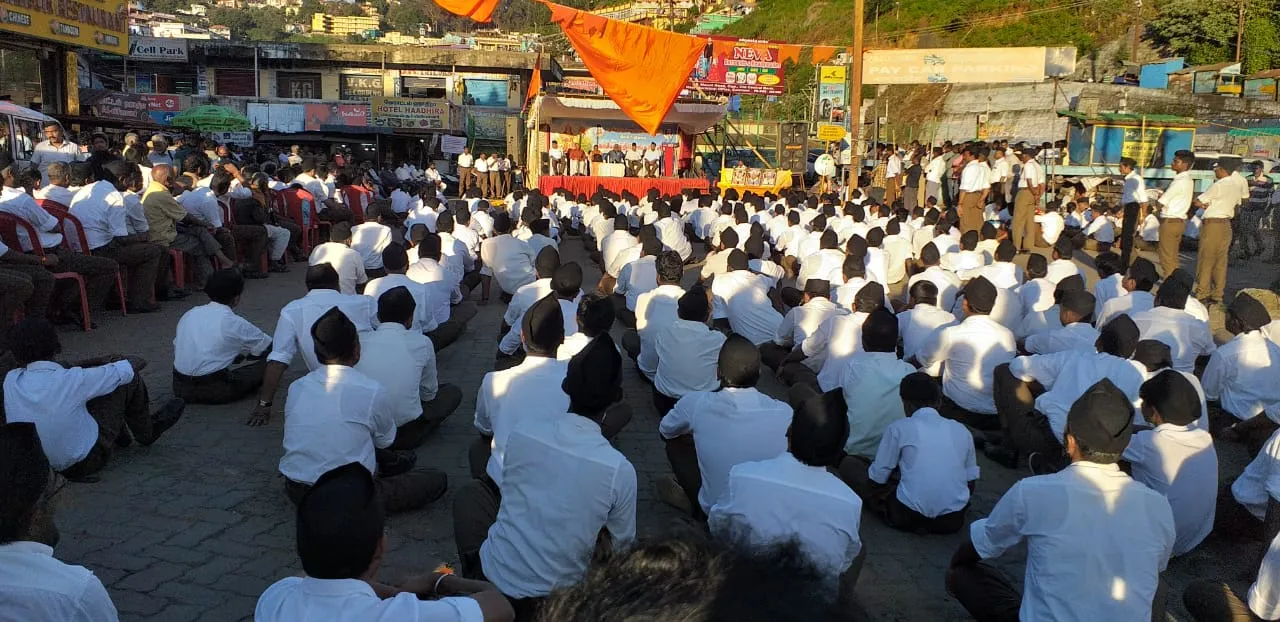  RSS procession held in Cuunoor!
