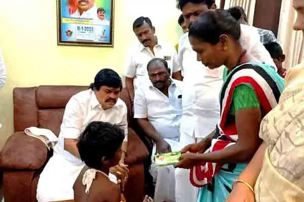Rajendra Balaji extended a helping hand people