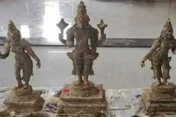 1000-year-old Impon statues discovered near Manachanallur 