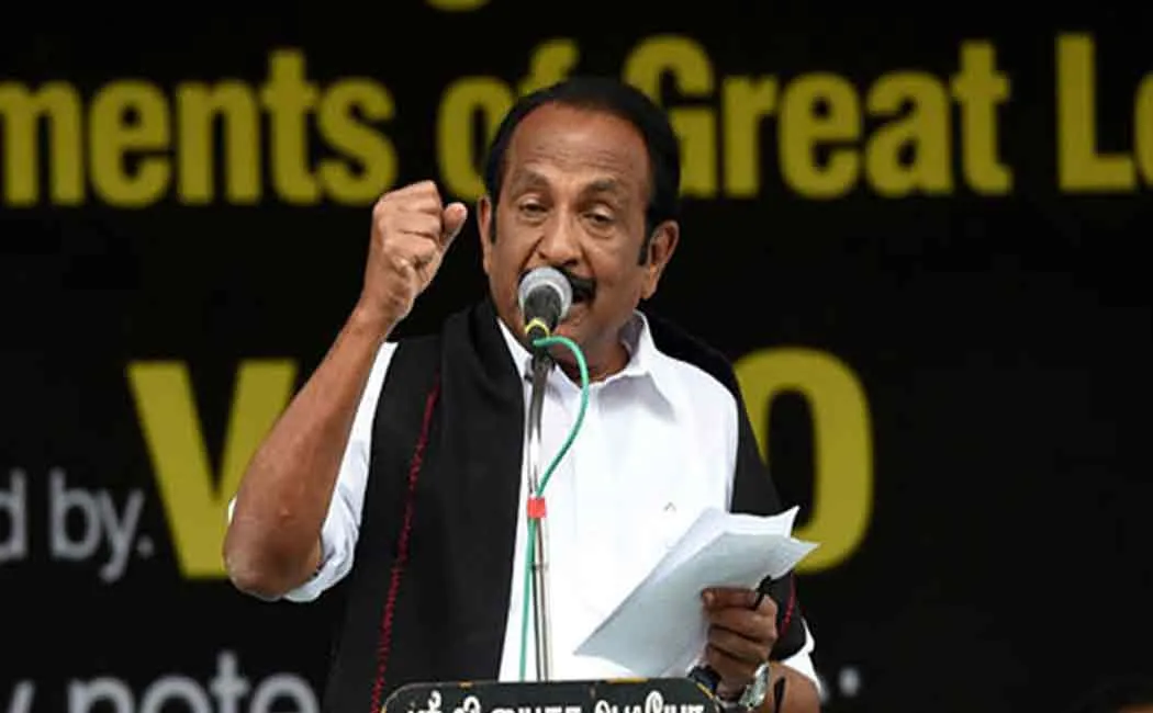 History of the name Tamil Nadu explained by Vaiko